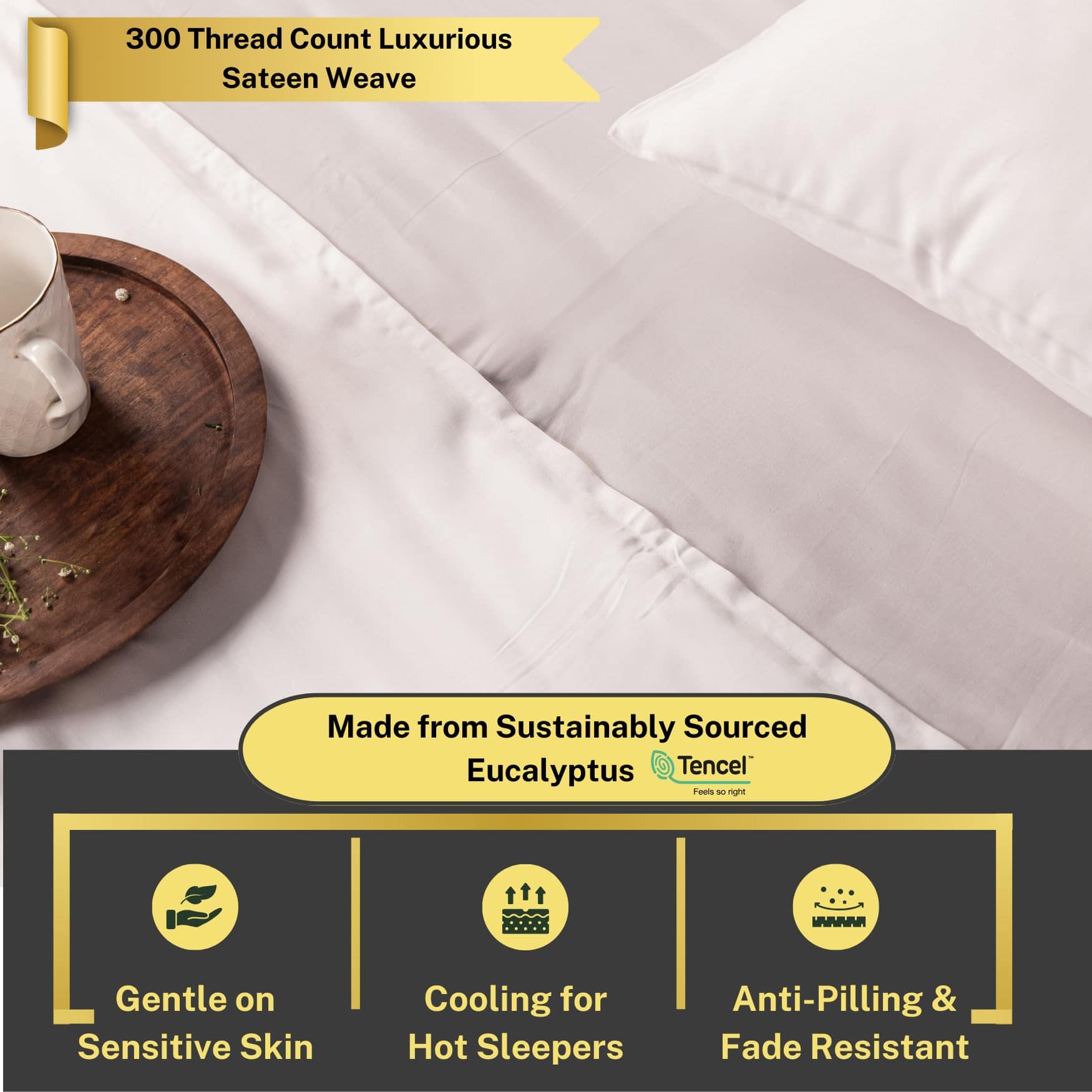 Juego de Sábanas 100% Austriacas de Eucalipto para - Imagen 5