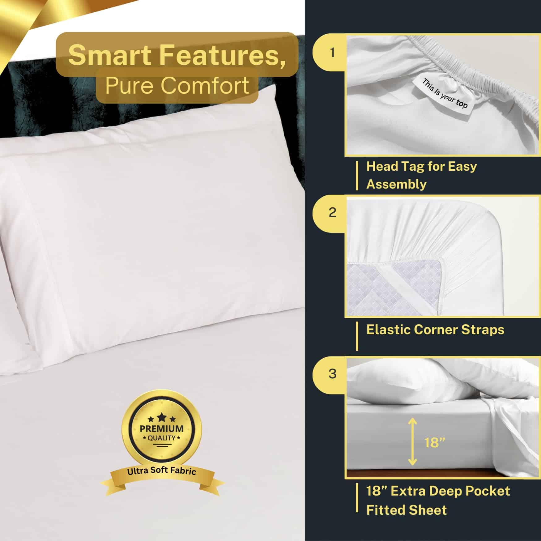 Juego de Sábanas ArthCrafted 100% Austriacas de Eucalipto - Imagen 4