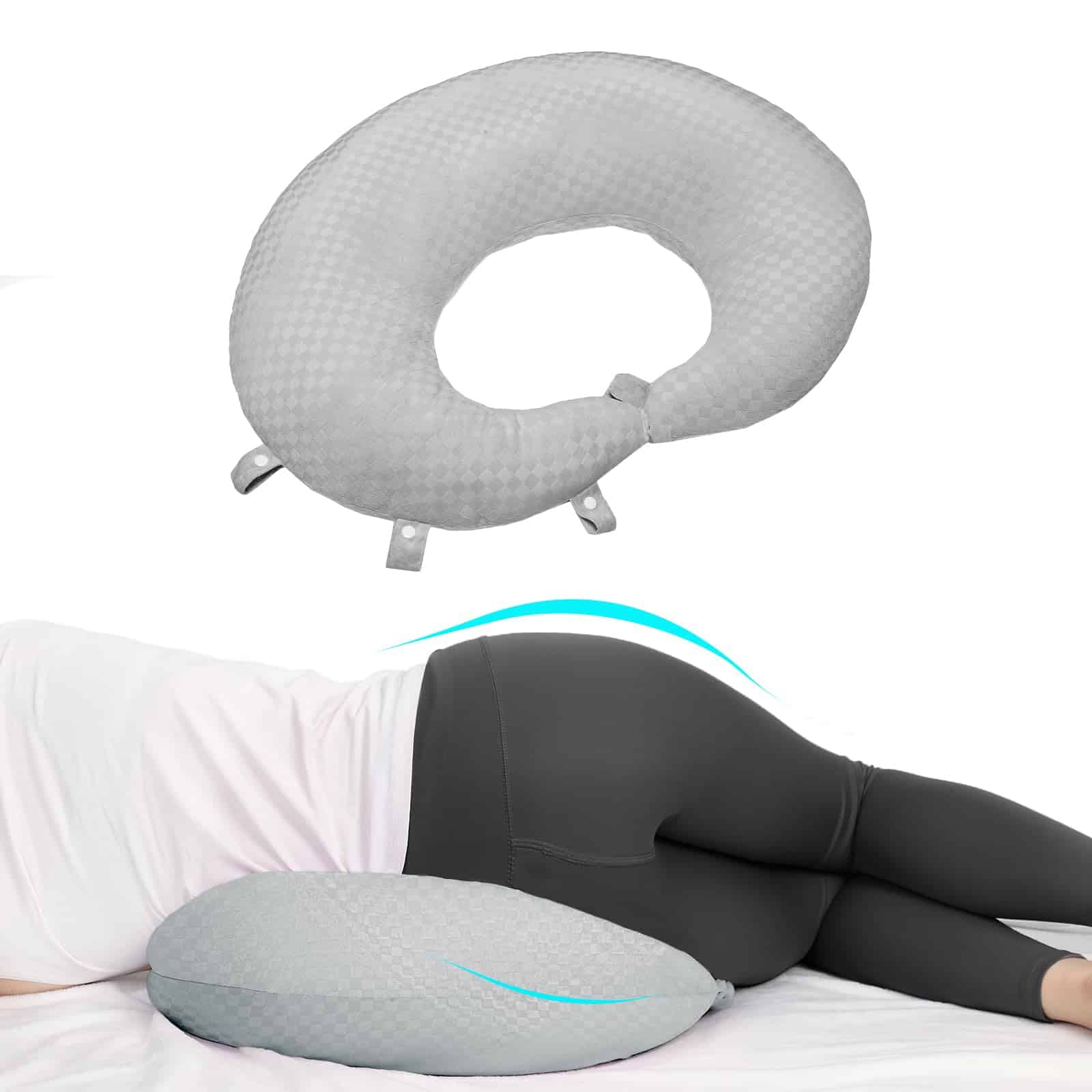 Almohada BBL Post Cirugía para Glúteos para Dormir,