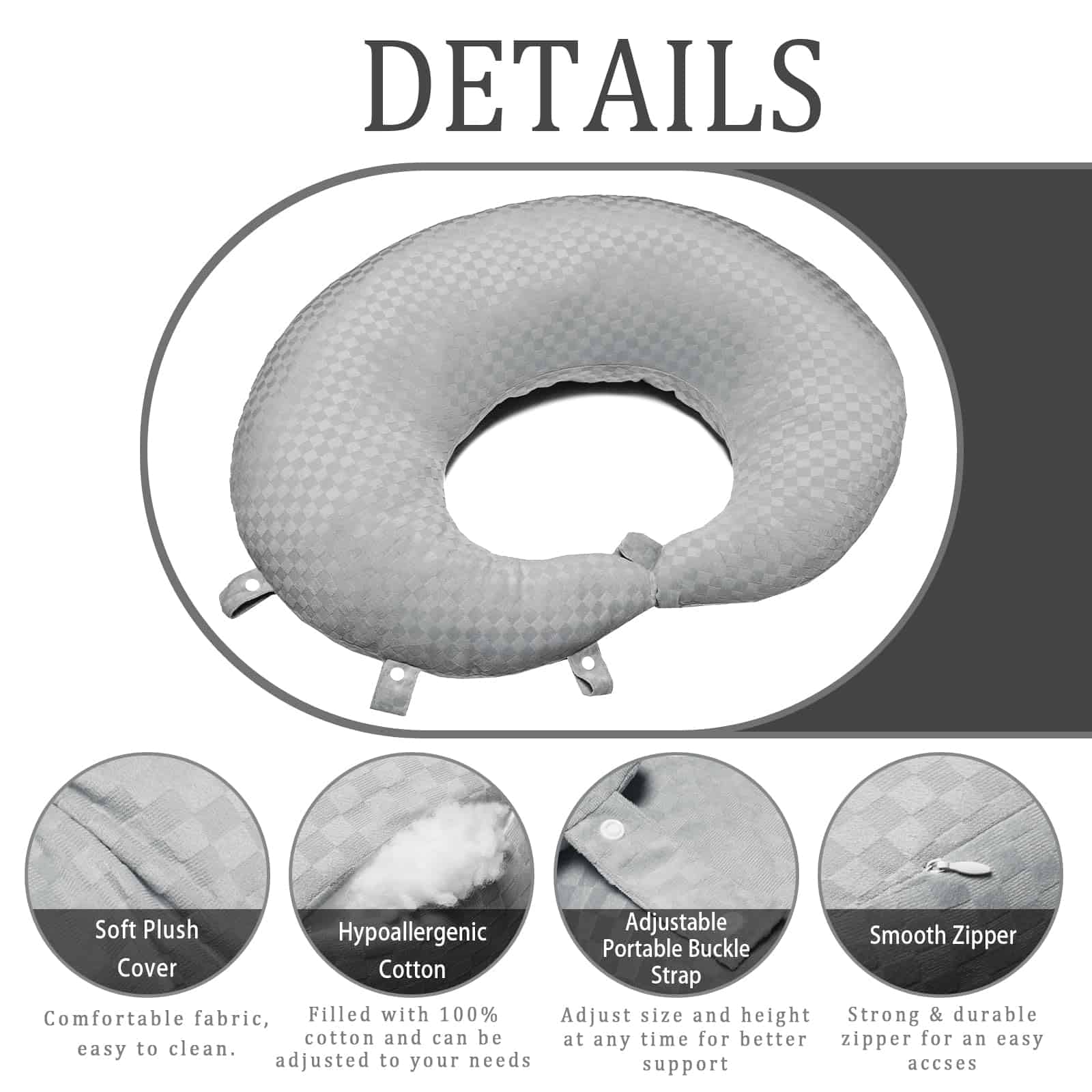 Almohada BBL Post Cirugía para Glúteos para Dormir, - Imagen 6