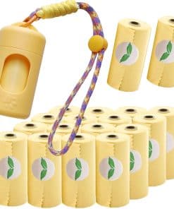 Porta Bolsas de Desechos con Llavero de Lanyard Colorido,