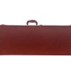 Estuche rígido cuadrado para guitarra -Rojo Vino
