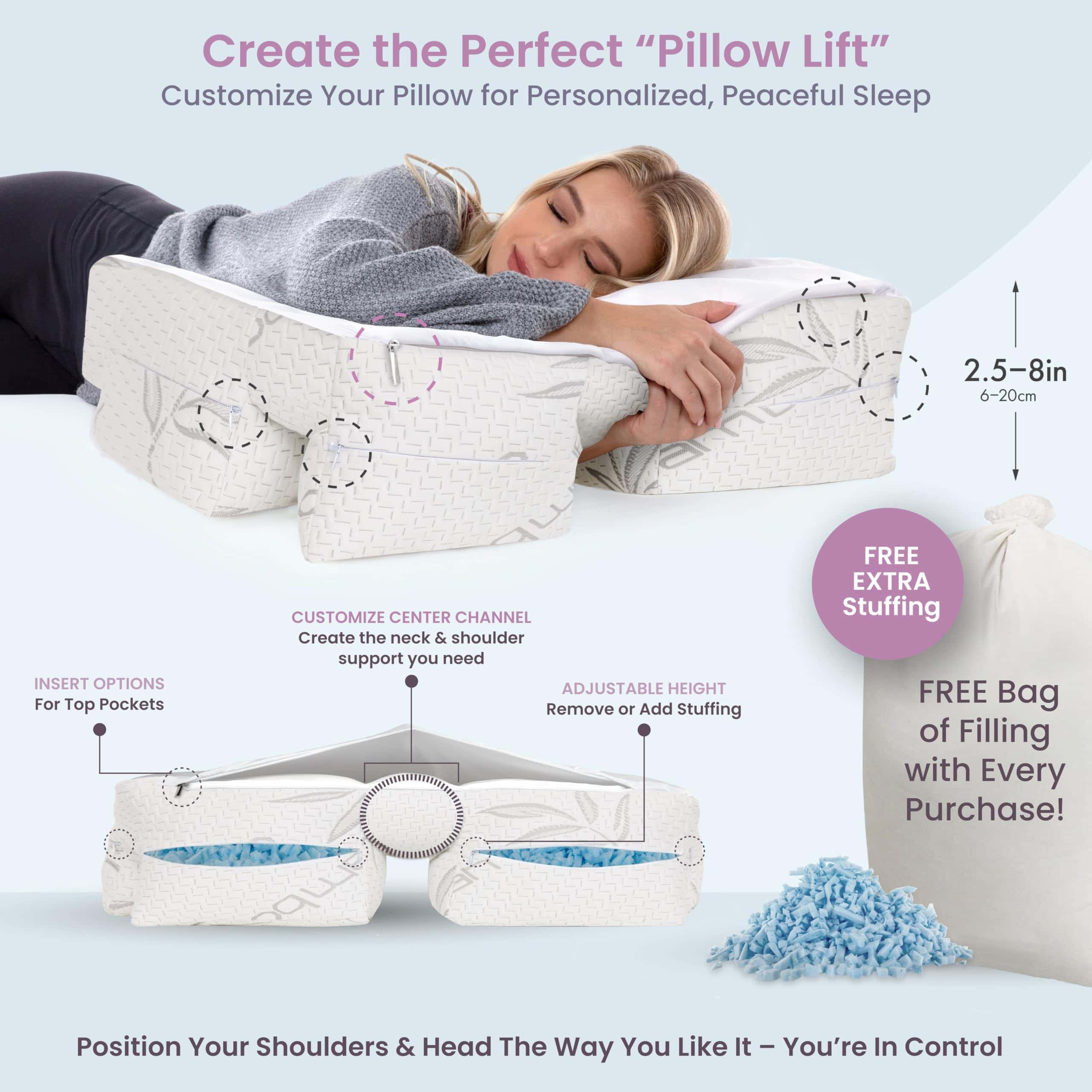 Almohada para esposa - Soporte medio firme de alta - Imagen 6