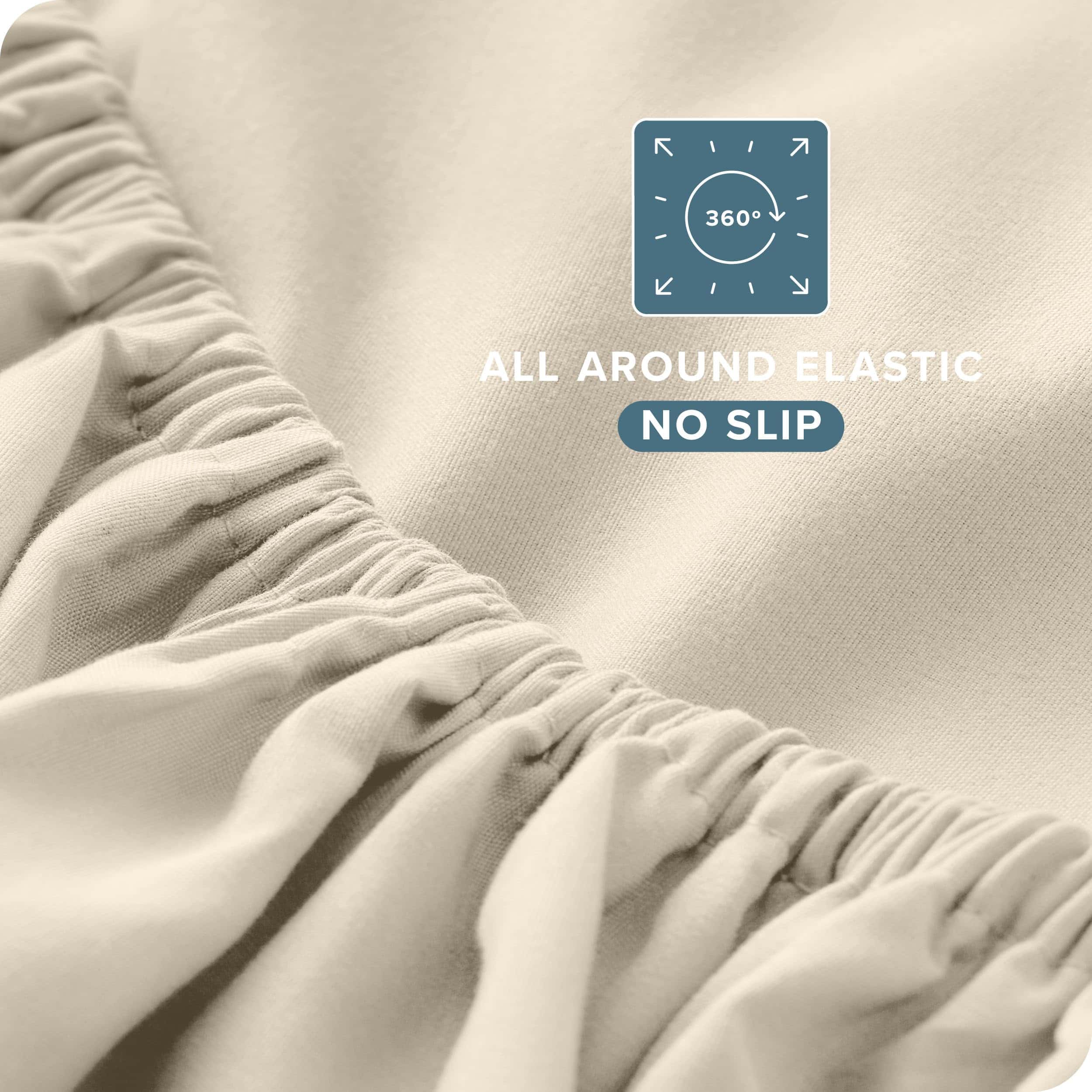 Juego de sábanas Split Head Flex King de Bare Home - Juego - Imagen 8