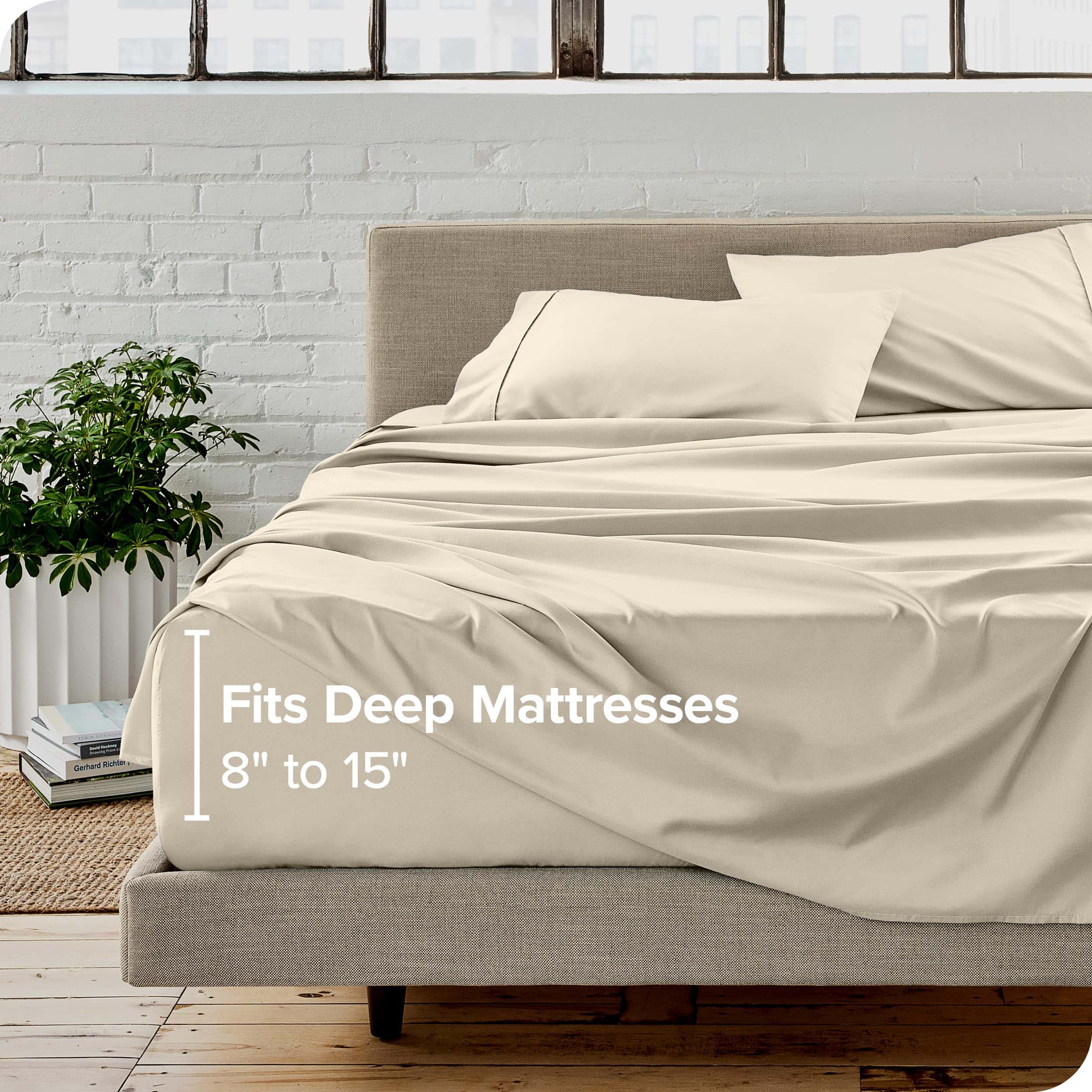 Juego de sábanas Split Head Flex King de Bare Home - Juego - Imagen 7