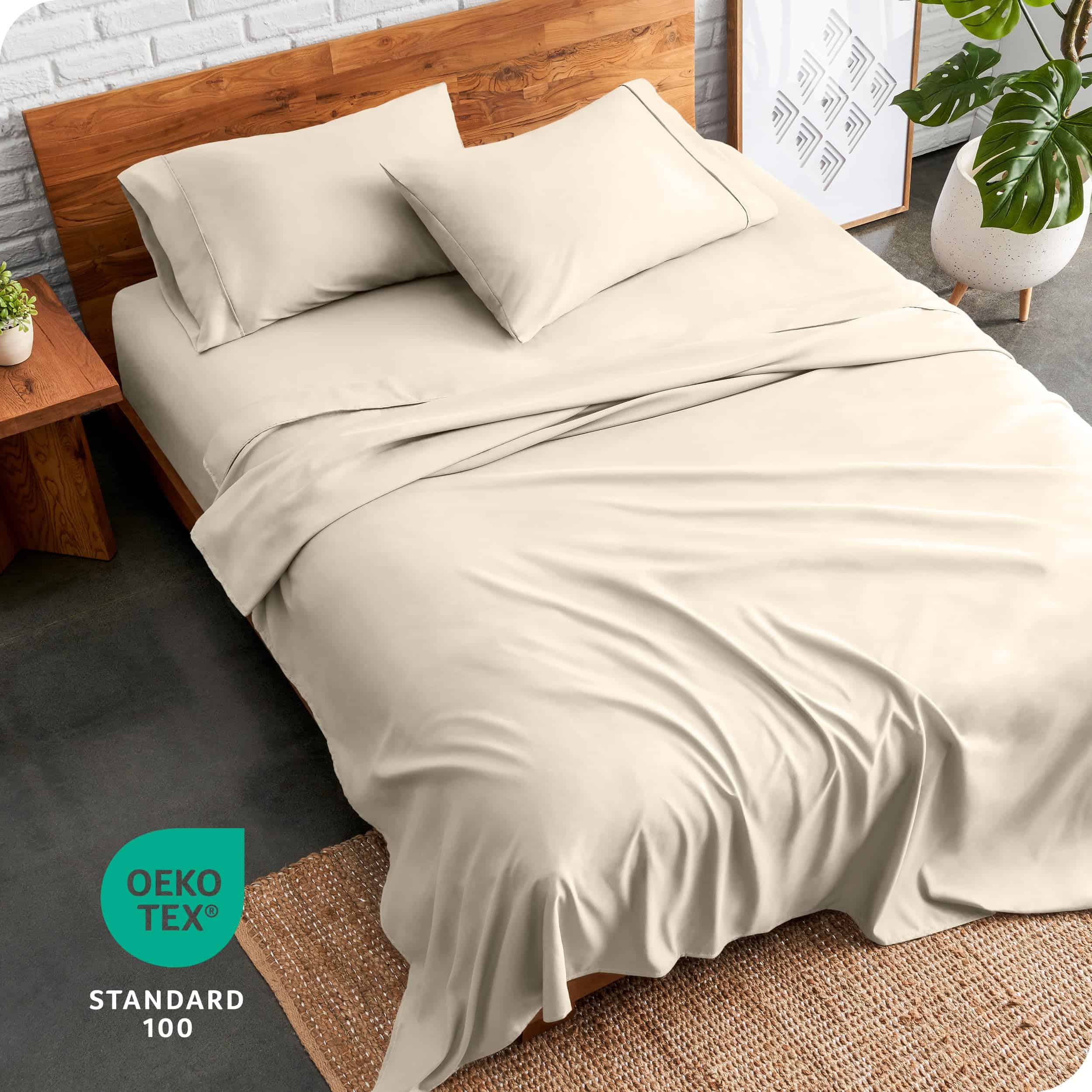 Juego de sábanas Split Head Flex King de Bare Home - Juego - Imagen 9