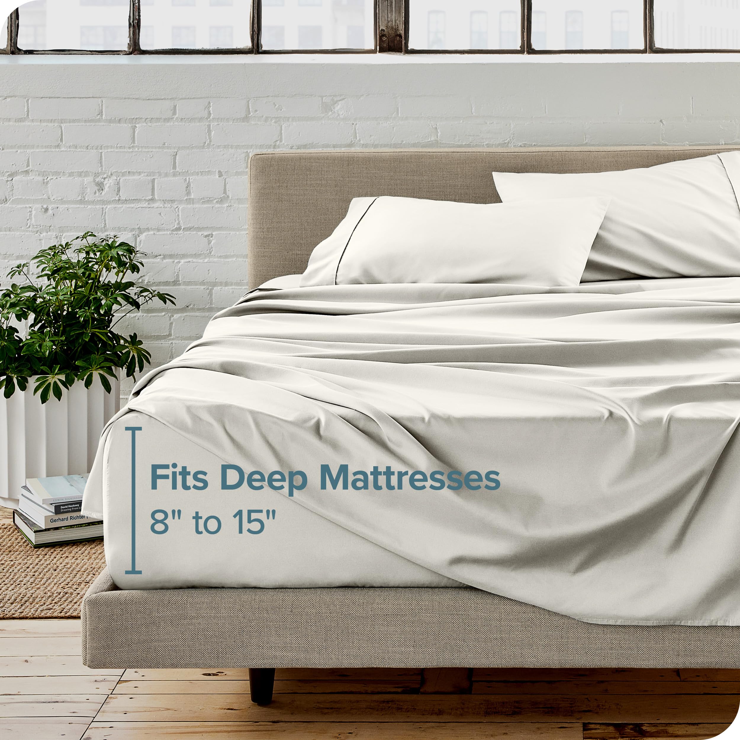 Juego de sábanas completas Bare Home - Juego -Crema - Imagen 6