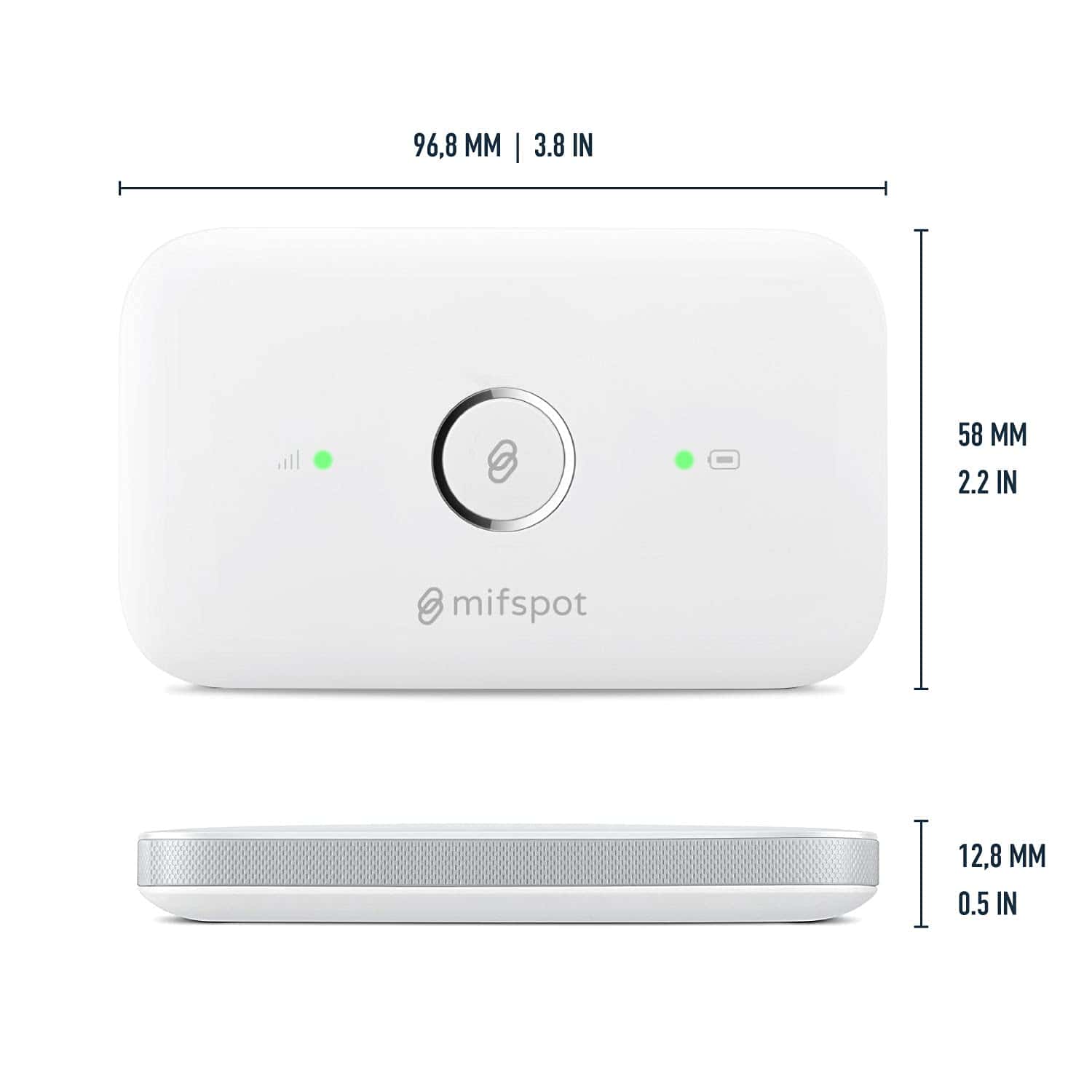 MIFSPOT MFS5573, 150 Mbps 4G LTE Hotspot Móvil, Router - Imagen 4