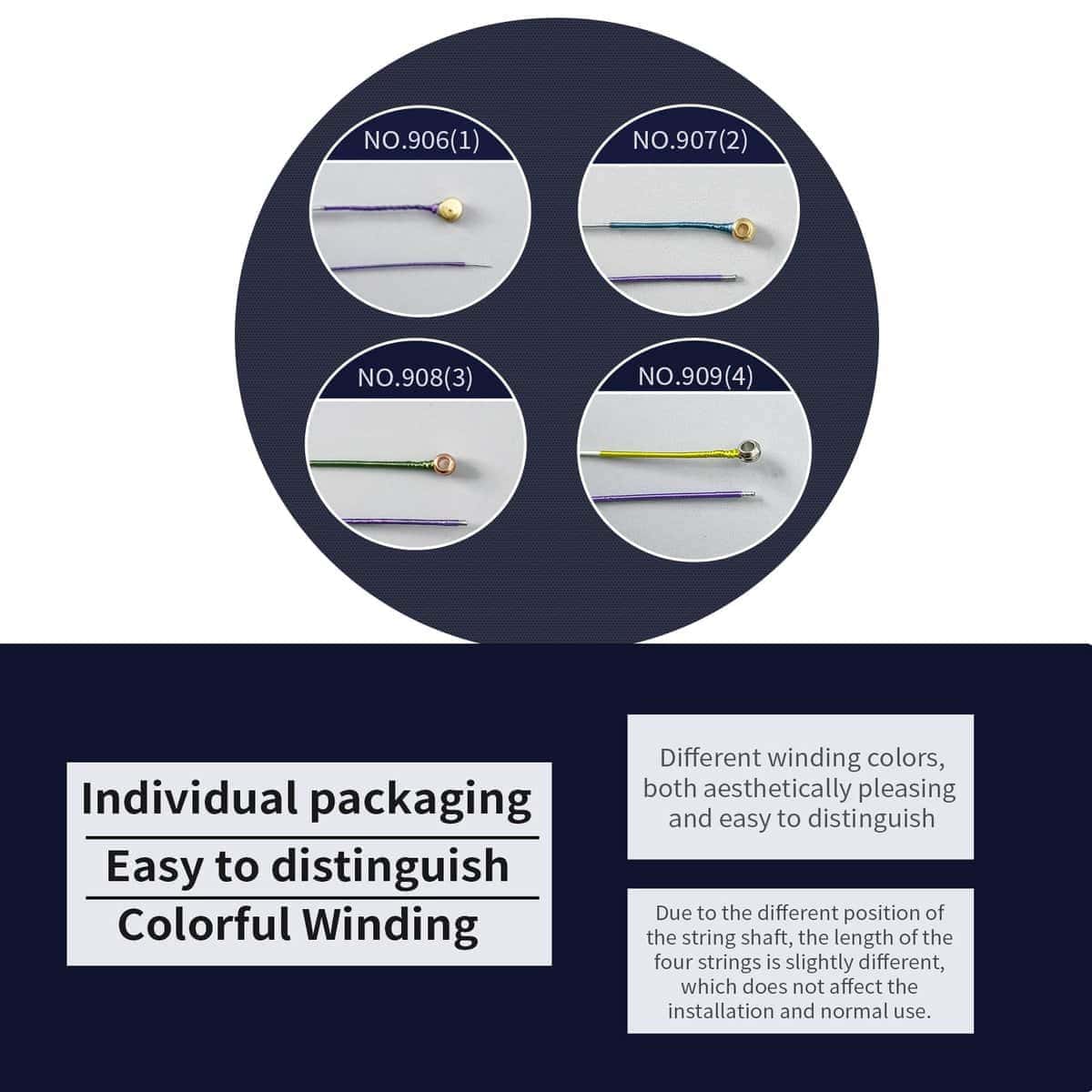 Cuerdas para Violín Danchet 4/4 Juego Completo Grado - Imagen 5