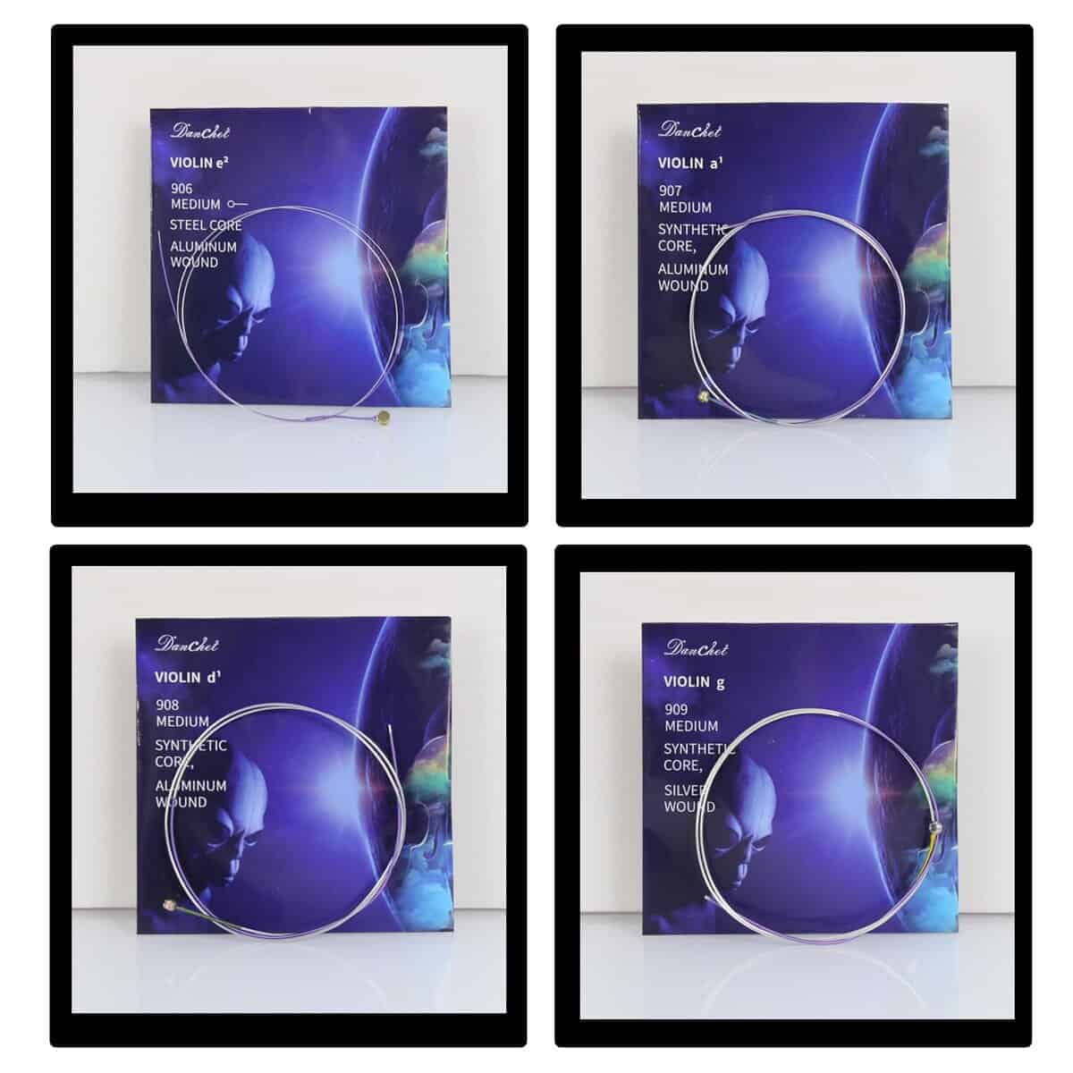 Cuerdas para Violín Danchet 4/4 Juego Completo Grado - Imagen 7
