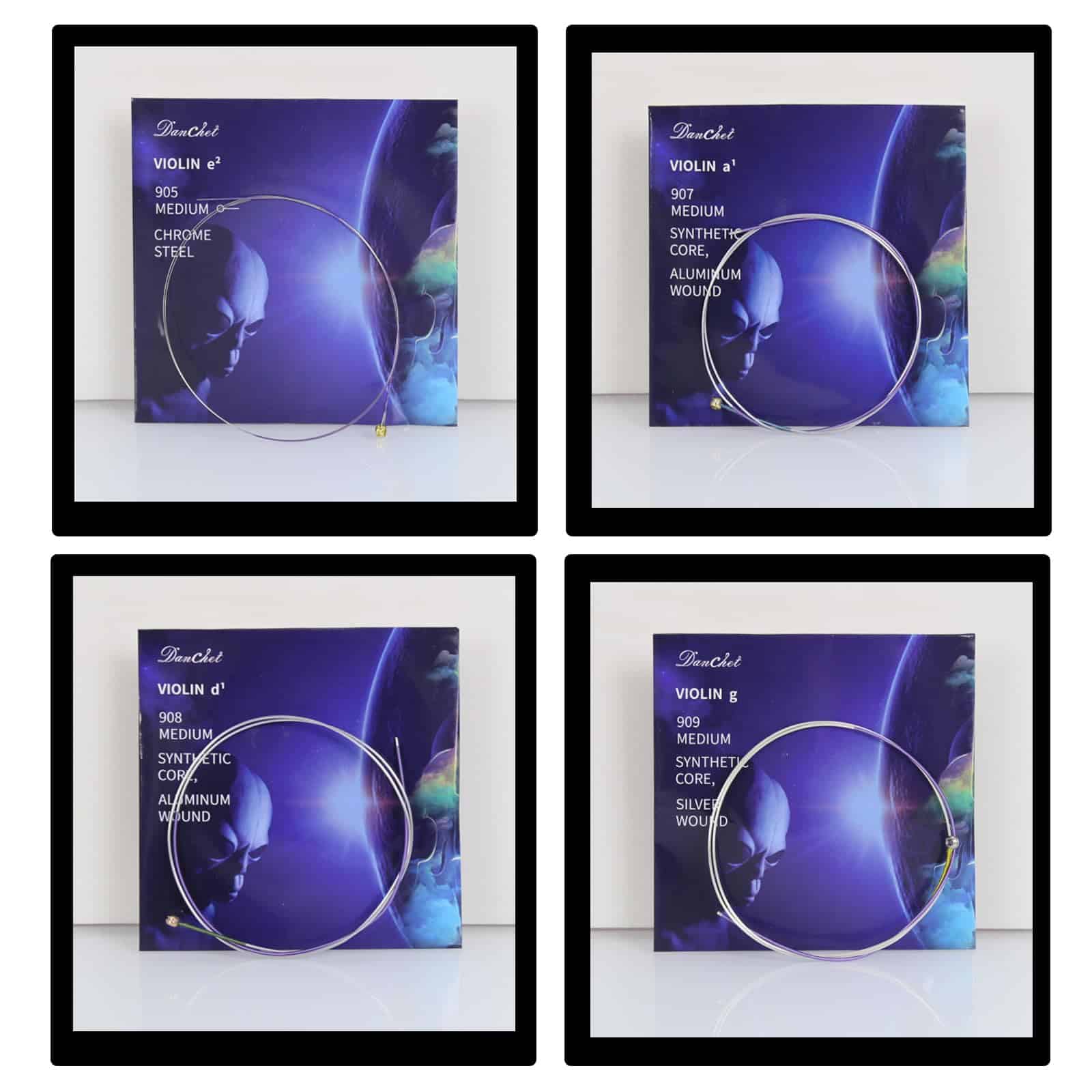 Cuerdas de violín Danchet 4/4 Set completo Grado de - Imagen 7