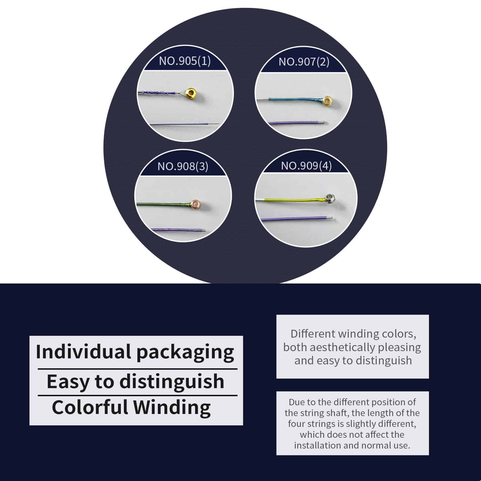 Cuerdas de violín Danchet 4/4 Set completo Grado de - Imagen 5