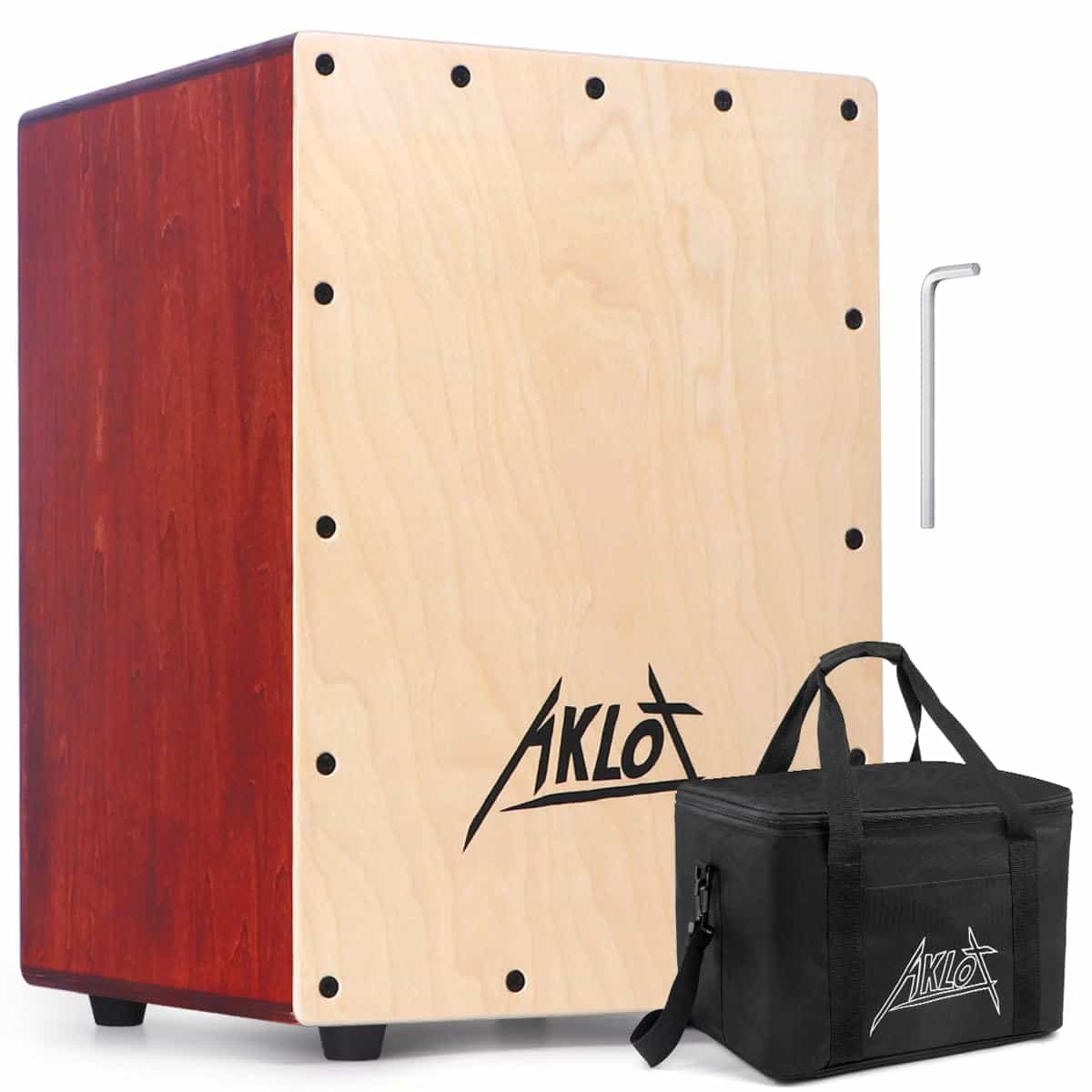 Cajón Aklot de 10" Compacto de Madera de Abedul para