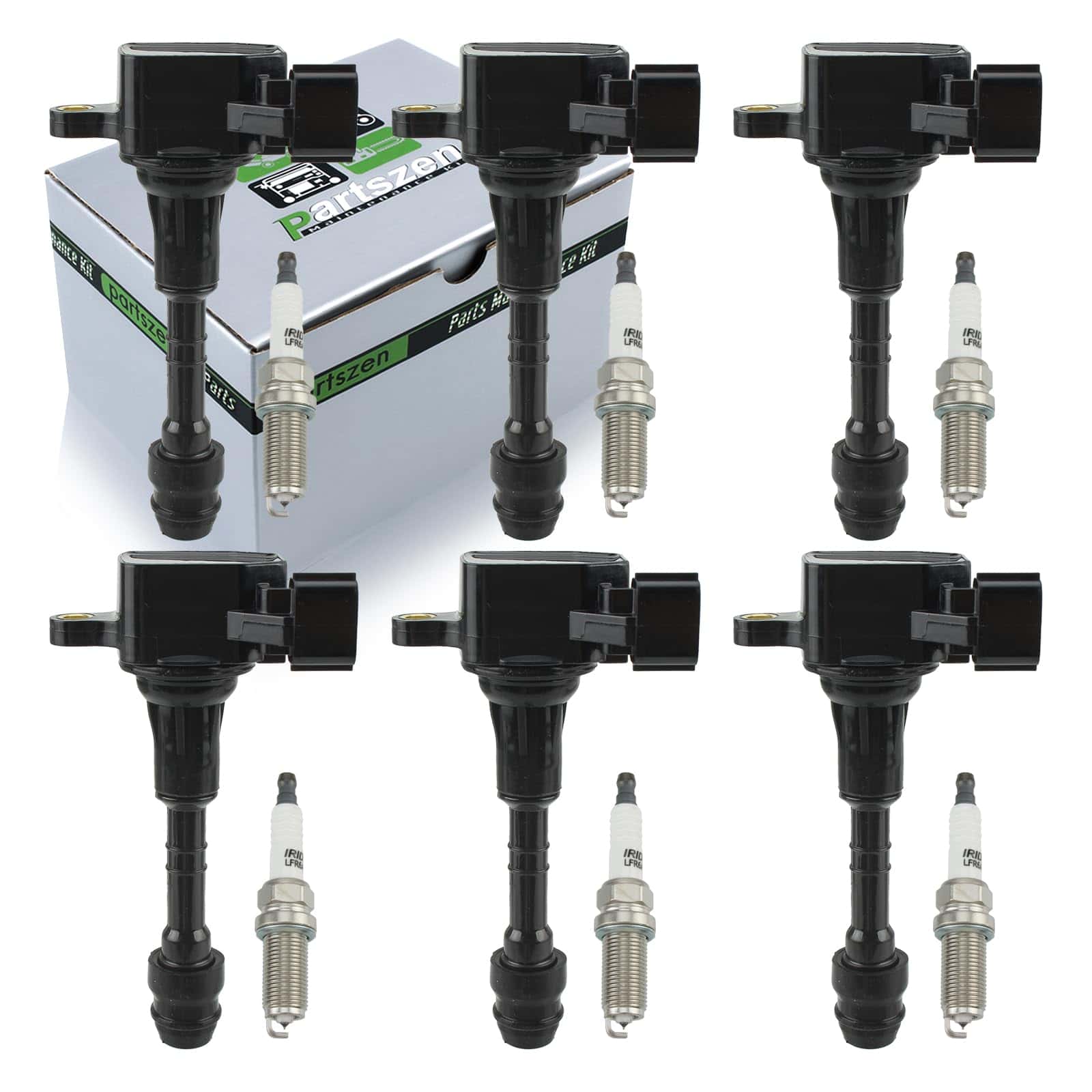 partszen UF349 Bobinas de Encendido Bujías 8 pcs Compatible