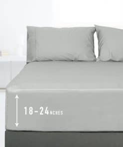 Sábana Ajustable de Girasol, 1 Pieza Extra Profunda con