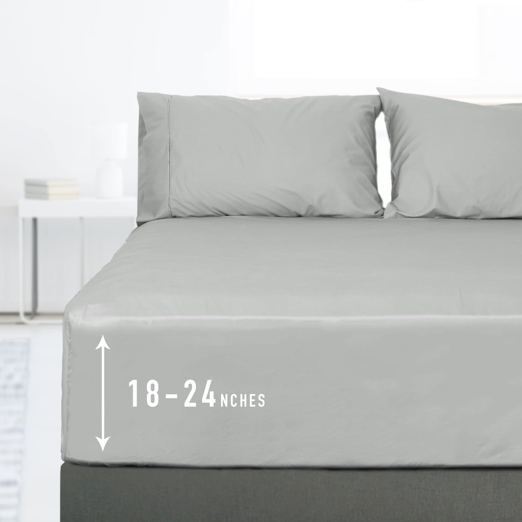 Sábana Ajustable de Girasol, 1 Pieza Extra Profunda con