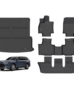 ANBINGO Tapetes y Forro de Carga Personalizados para Toyota