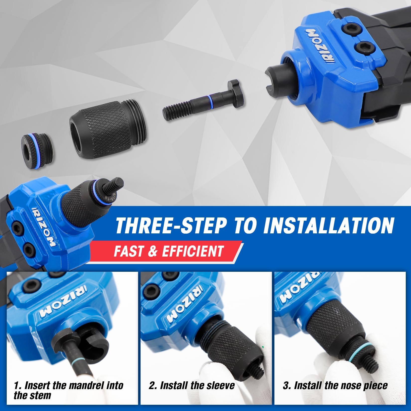 Herramienta de Tuercas Remachadas Rizom, Juego de 16� de - Imagen 6