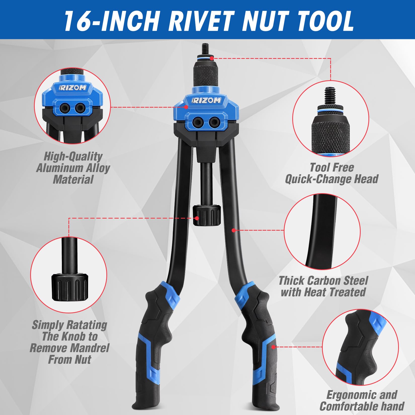 Herramienta de Tuercas Remachadas Rizom, Juego de 16� de - Imagen 3