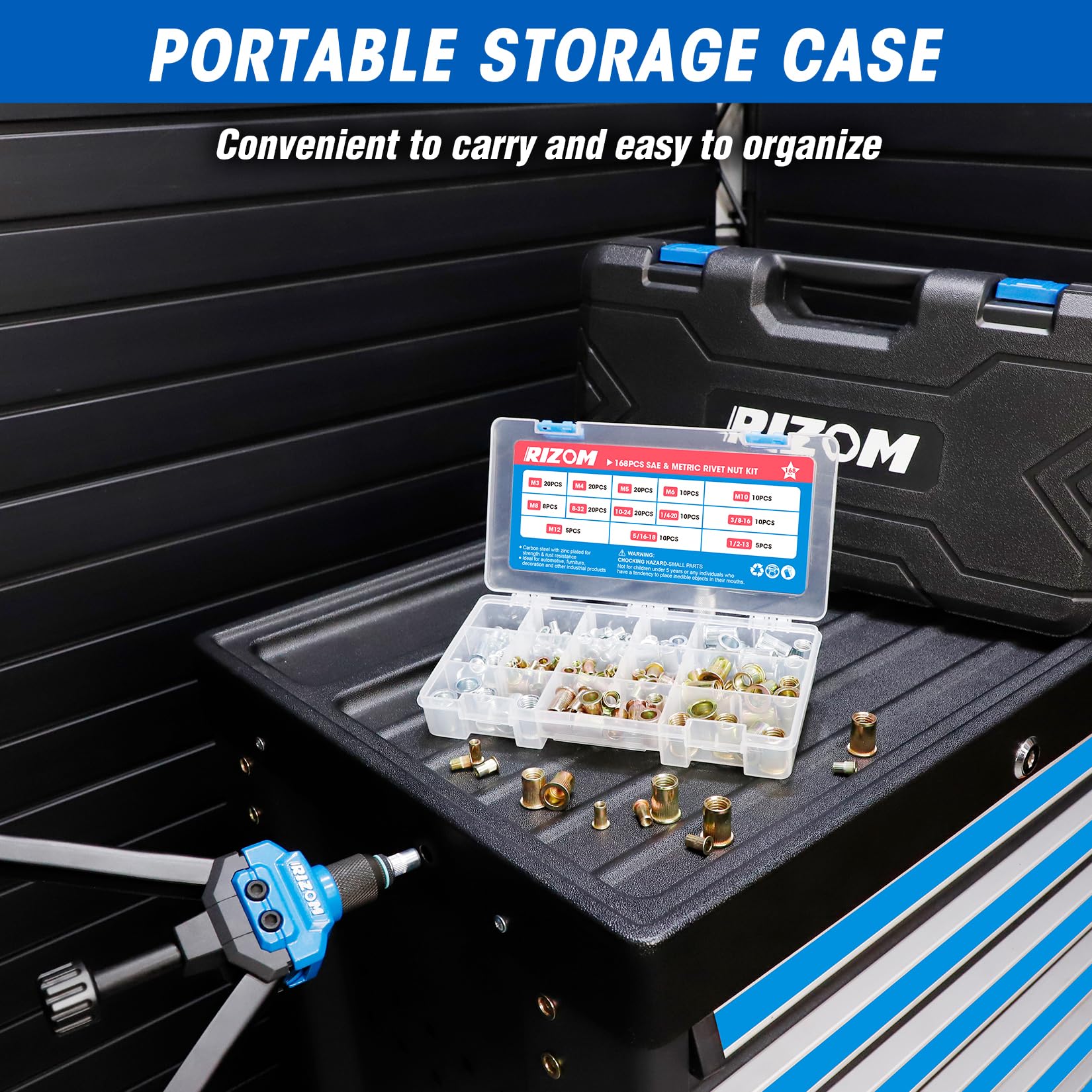 Herramienta de Tuercas Remachadas Rizom, Juego de 16� de - Imagen 7