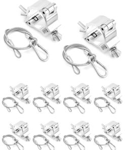 QWORK 10 Paquete 2 Pulgadas 220lbs Abrazadera de Luces de