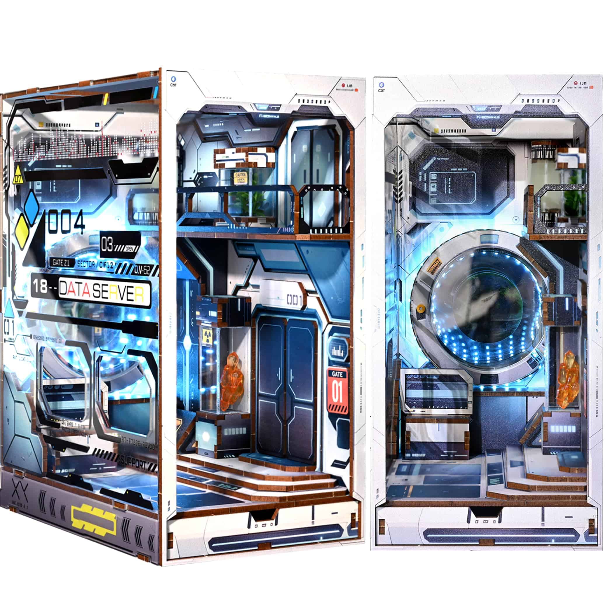 Kit de Rincón de Libros AONGAN - Kit de Casa de Muñecas en