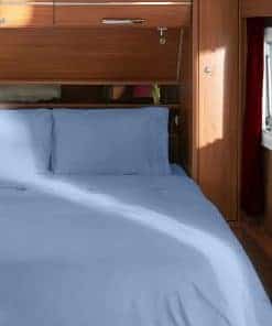 Juego de Sábanas Mellanni RV Short Queen - -Azul Cielo