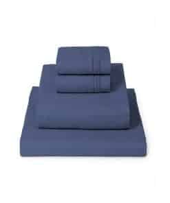 Juego de Sábanas Mellanni Queen - 4 PC -Azul Nova