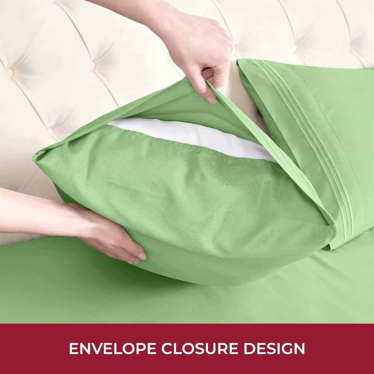 Juego de sábanas Mellanni RV Short Queen -Pistacho - Imagen 8