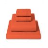 Juego de sábanas Mellanni Queen - 4 PC -Naranja Amapola