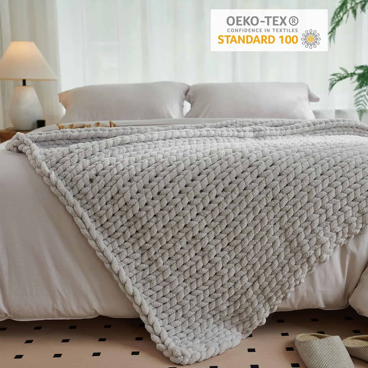 Manta de Lana de Punto Grueso Esterra, Nueva Versión - Imagen 9