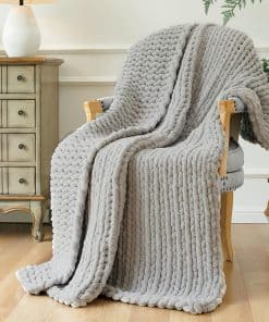 Manta de Lana de Punto Grueso Esterra, Nueva Versión