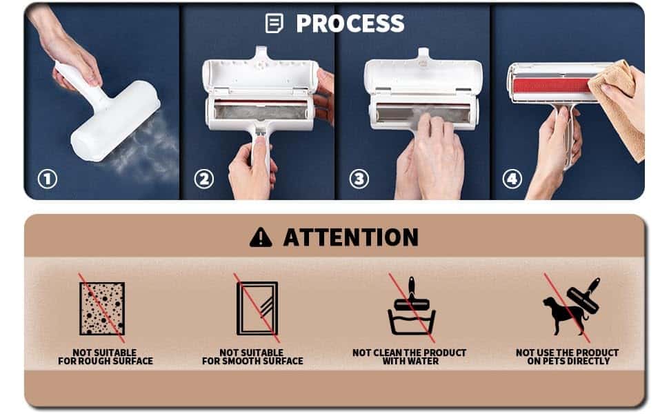 Removedor de pelo para mascotas Moka's Market - Removedor - Imagen 5