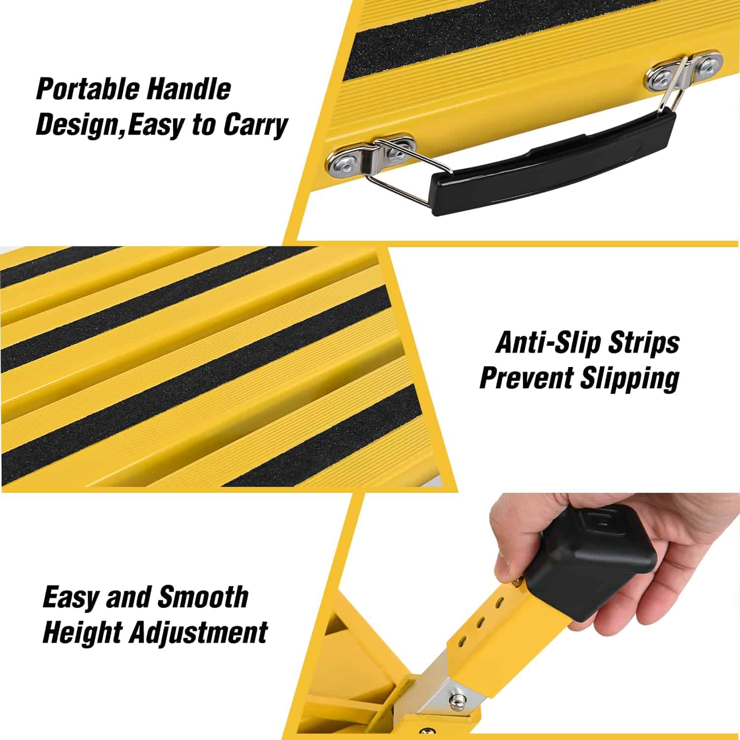 Escalón de RV Nilight Plegable Portátil de Aluminio con - Imagen 4