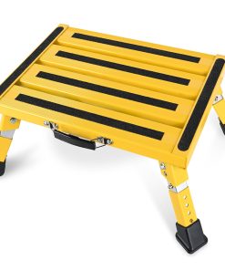 Escalón de RV Nilight Plegable Portátil de Aluminio con