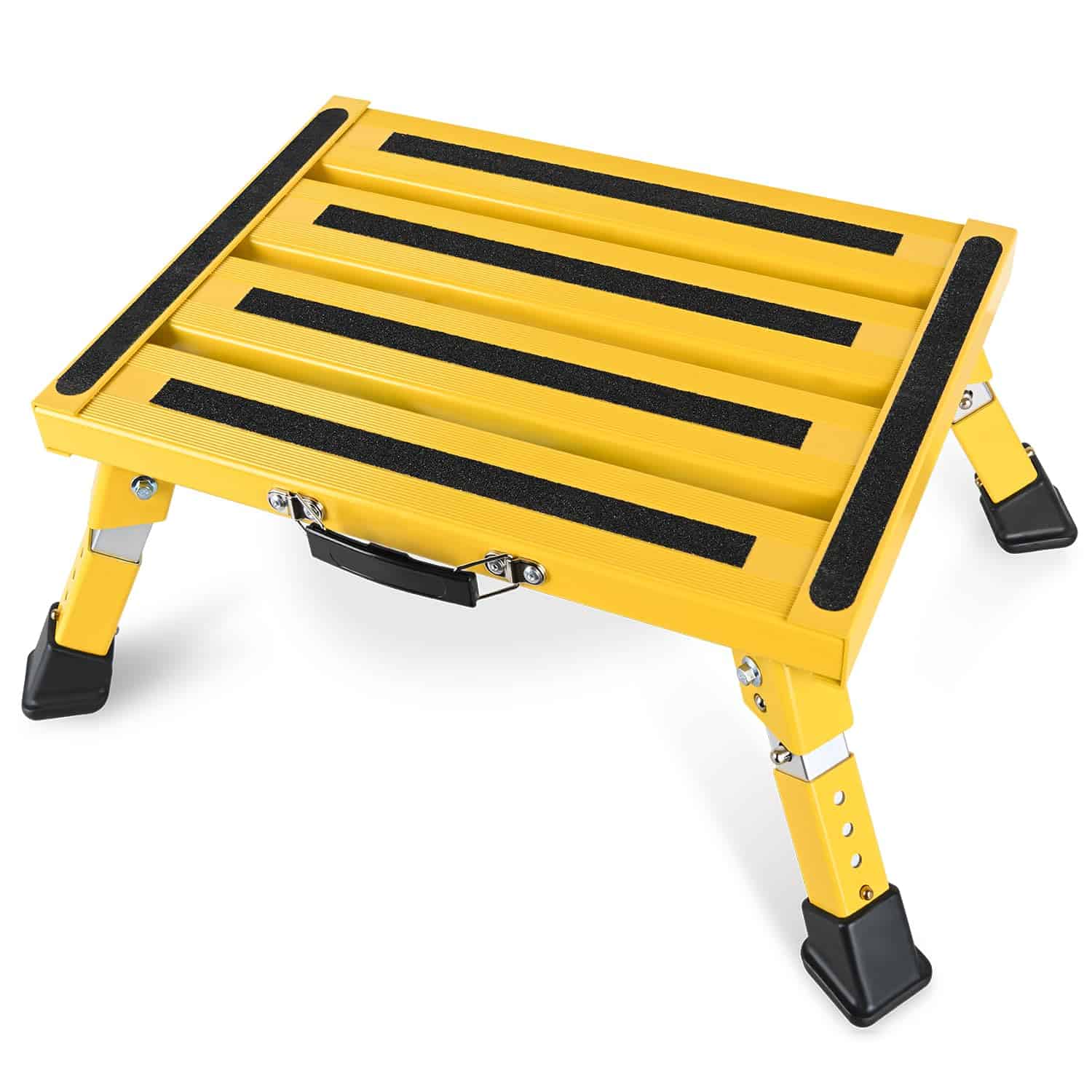 Escalón de RV Nilight Plegable Portátil de Aluminio con