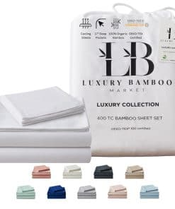 Juego de Sábanas de Lujo de Bambú | Tamaño King | 100%