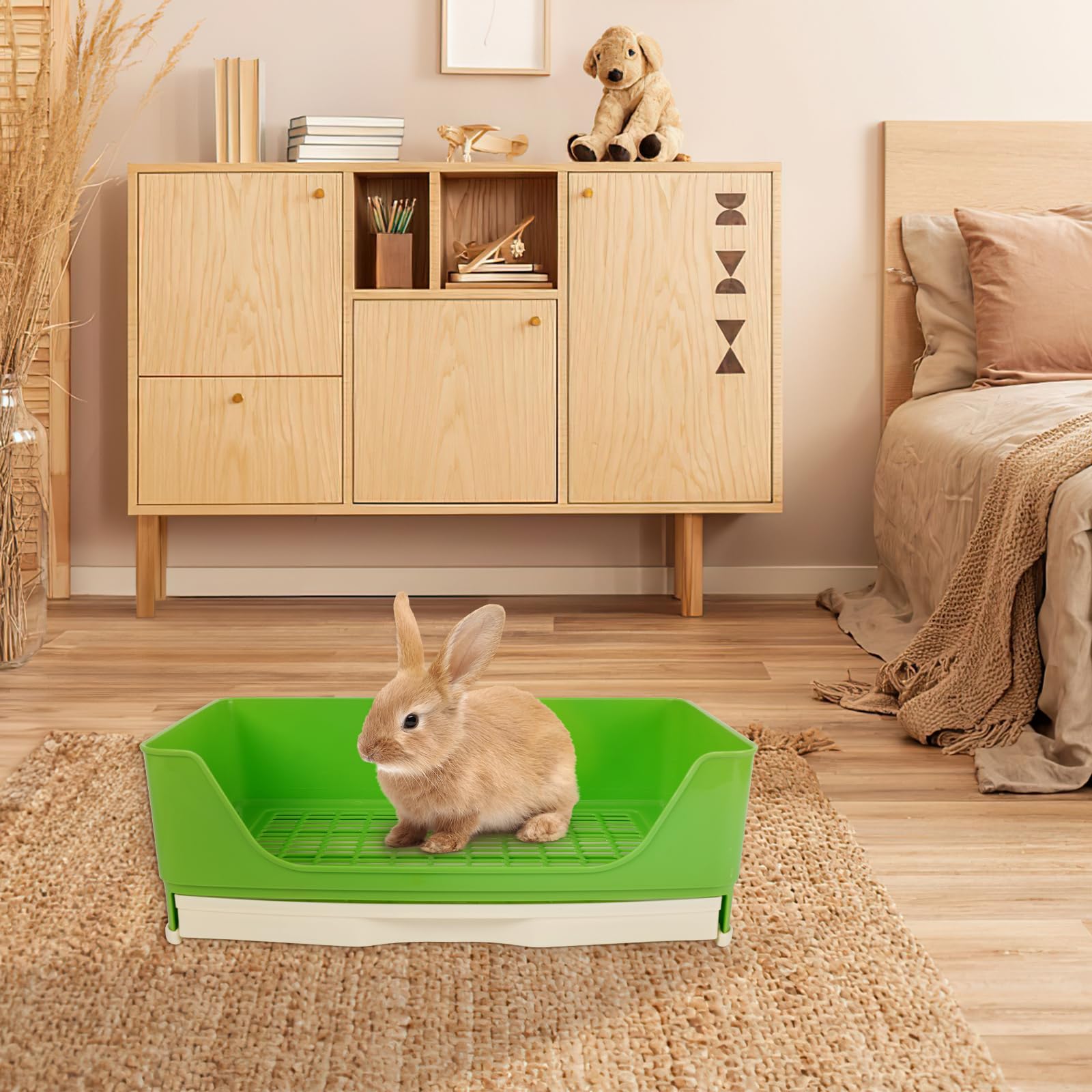 Caja de arena para conejos Humorous.P - Caja de arena extra - Imagen 7