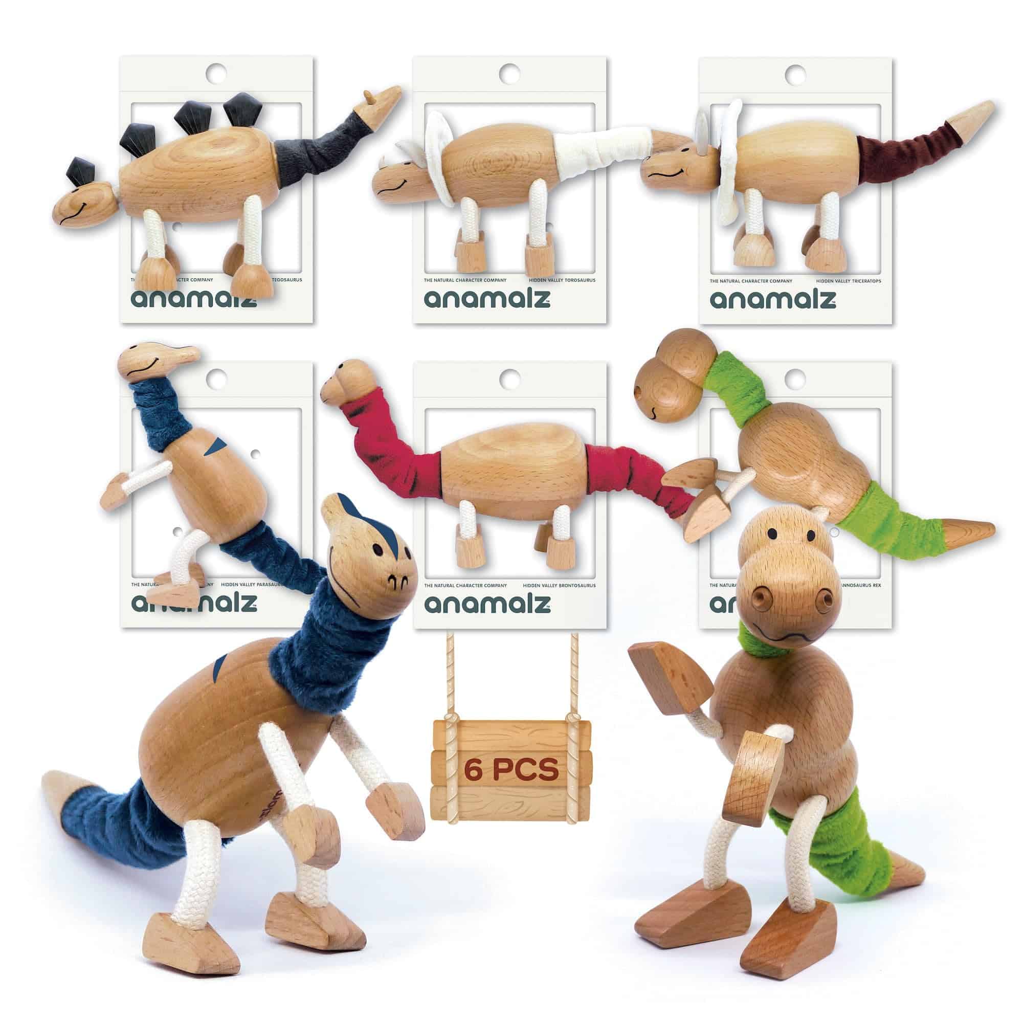 Set de Juguetes de Animales de Madera para Niños, Juguete - Imagen 3
