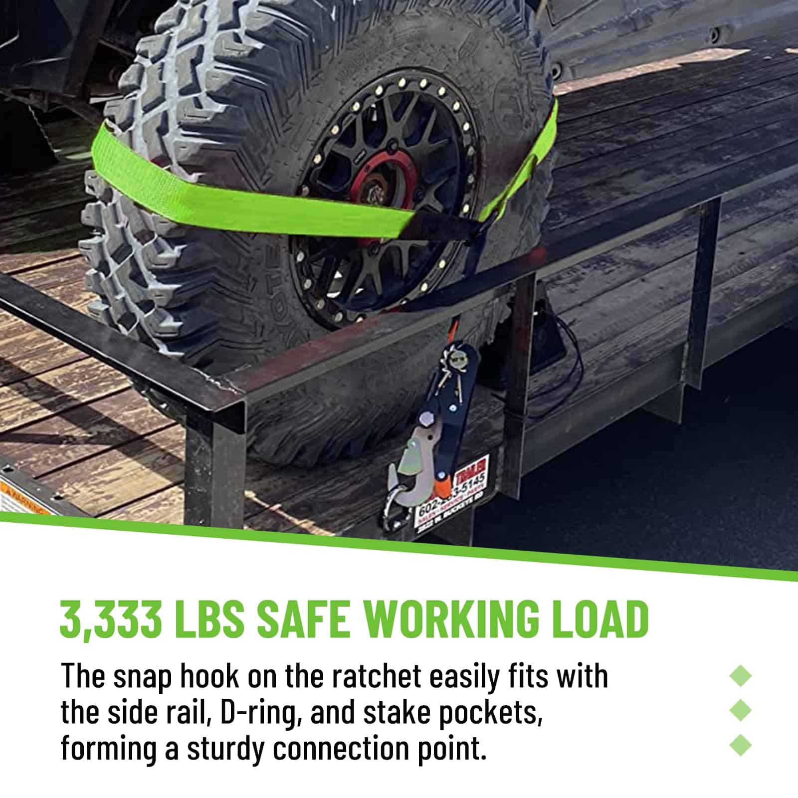 SPARKWHIZ Amarras para Coche con Ganchos de Fijación - Imagen 4