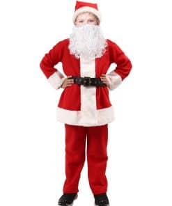 Disfraz de Santa Claus para Niños - Traje de Santa Rojo con