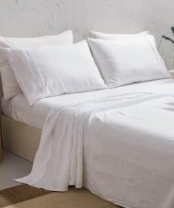 Juego de sábanas 100% de Lino Francés Lavado Meadow Park -