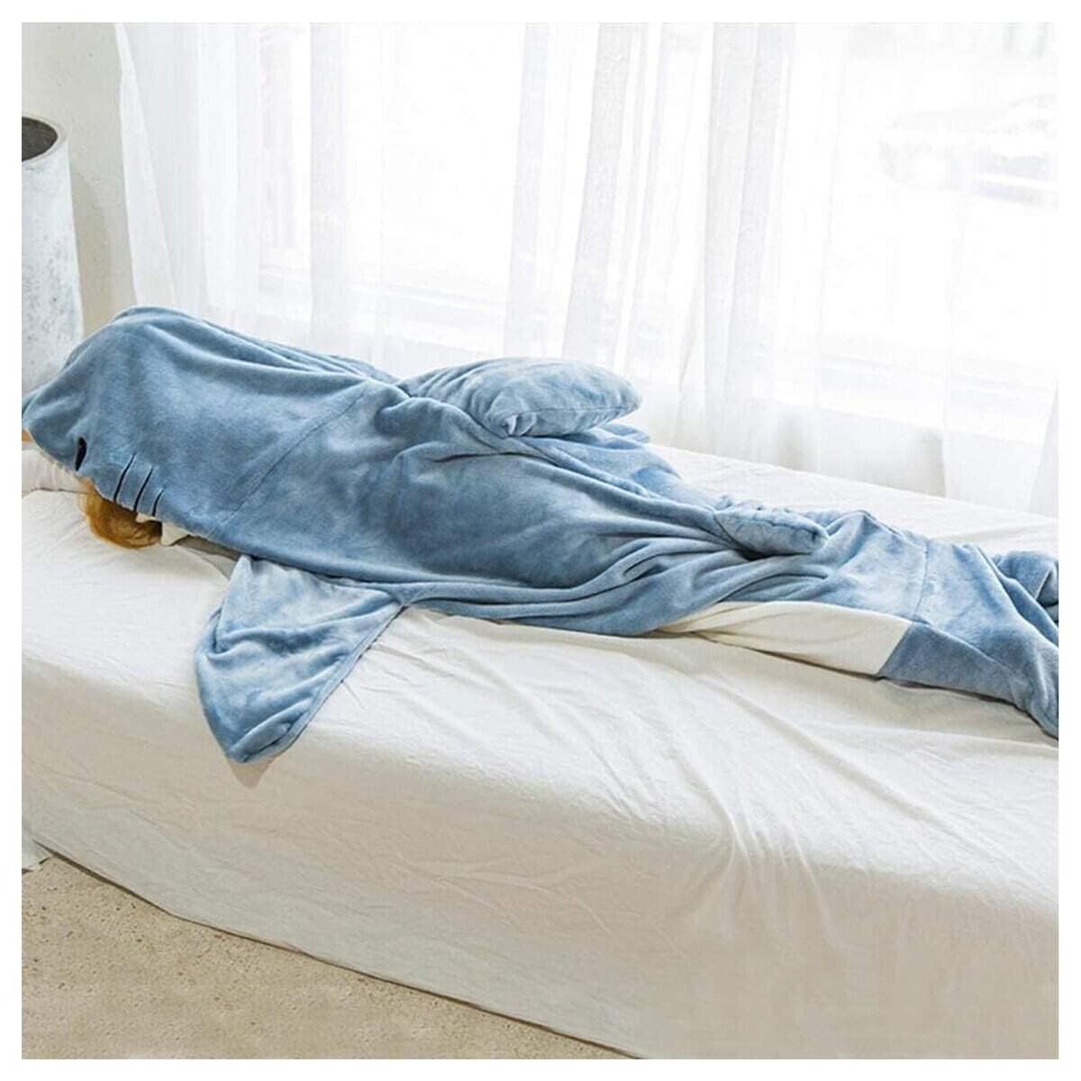 Nueva Manta Tiburón para Adultos - Manta Tiburón Portátil - Imagen 7