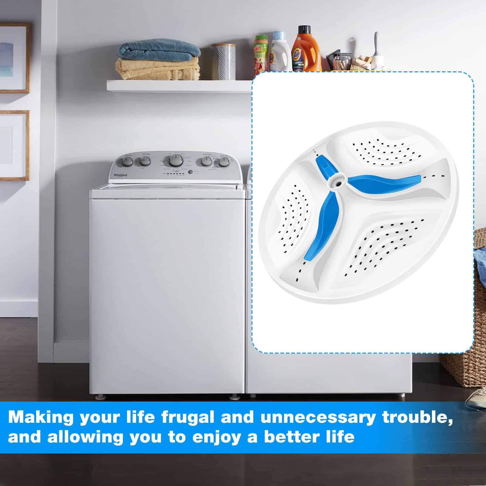 Placa de lavado para lavadora W10752285 Compatible con - Imagen 8