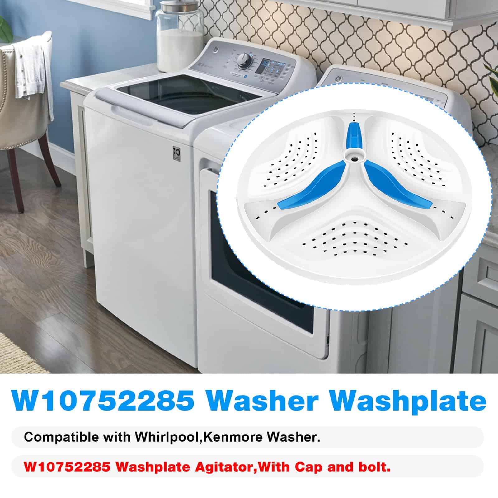 Placa de lavado para lavadora W10752285 Compatible con - Imagen 3