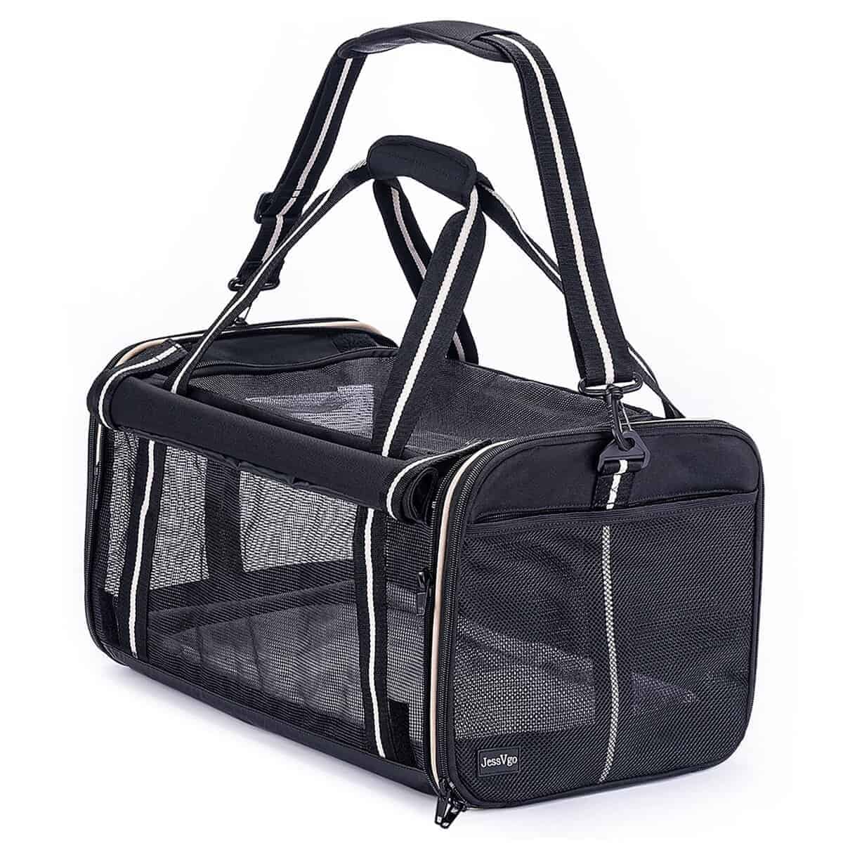 Transportadora de Gatos Plegable JESSVGO, 19.7 Pulgadas,