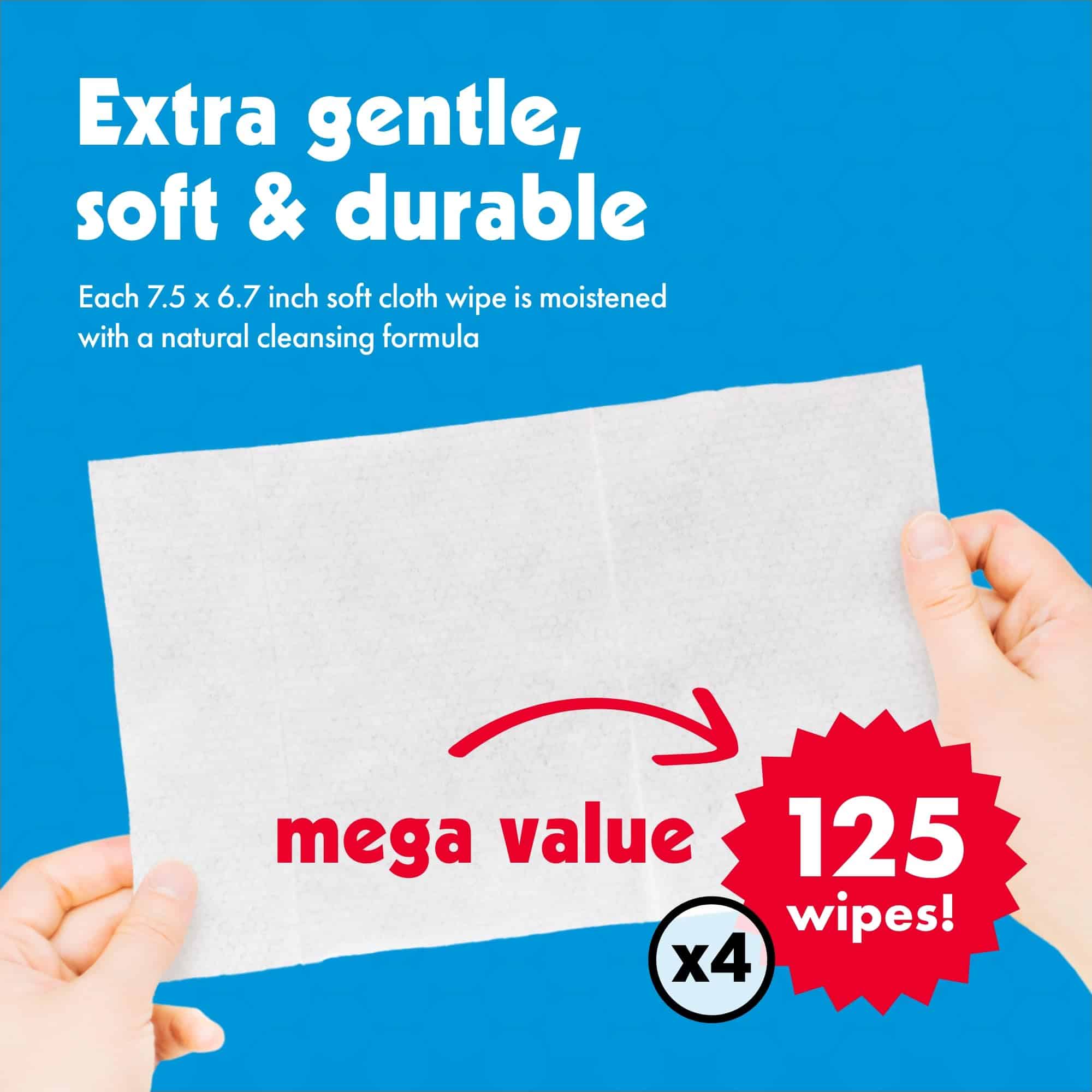 Paquete de Valor Mega de Toallitas para Mascotas Petkin, - Imagen 7