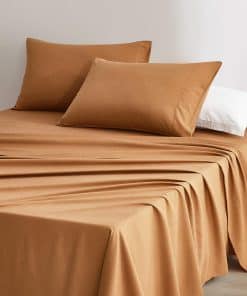 Juego de sábanas Chezmoi Collection Charisma -Terracota