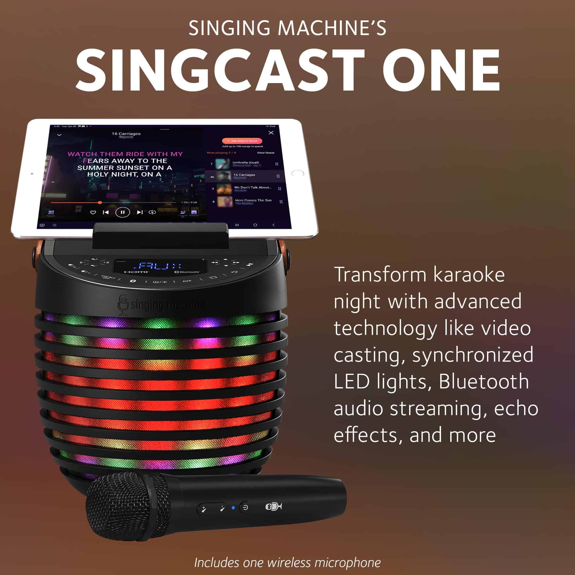 Sistema de Karaoke Singing Machine para Adultos y Niños con - Imagen 3