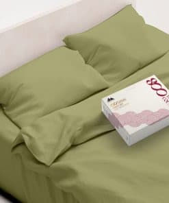 Juego de sábanas de algodón egipcio Mayfair Linen 800 TC -